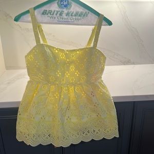 Lilly Pulitzer Michela Eyelet Cami. Size 4. NWT.